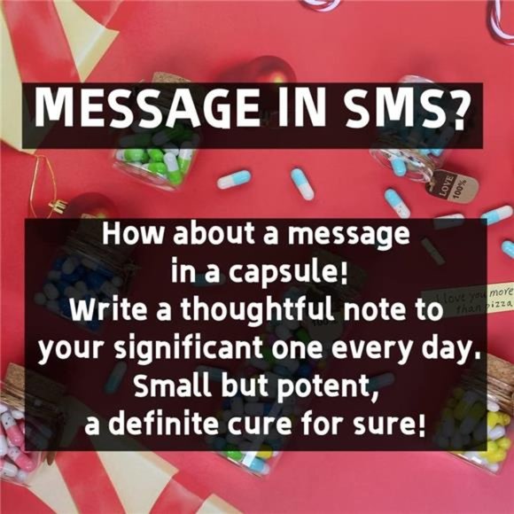 Cute Capsules in a Glass Bottle Lovely Notes Couples Gifts for Him Her Boyfriend - Picture 6 of 6